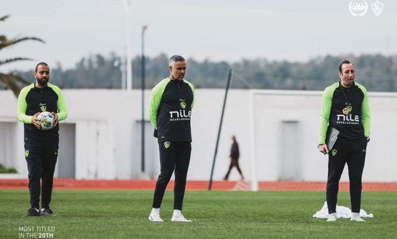 سر غضب جوميز من لاعبي الزمالك قبل مواجهة فيوتشر