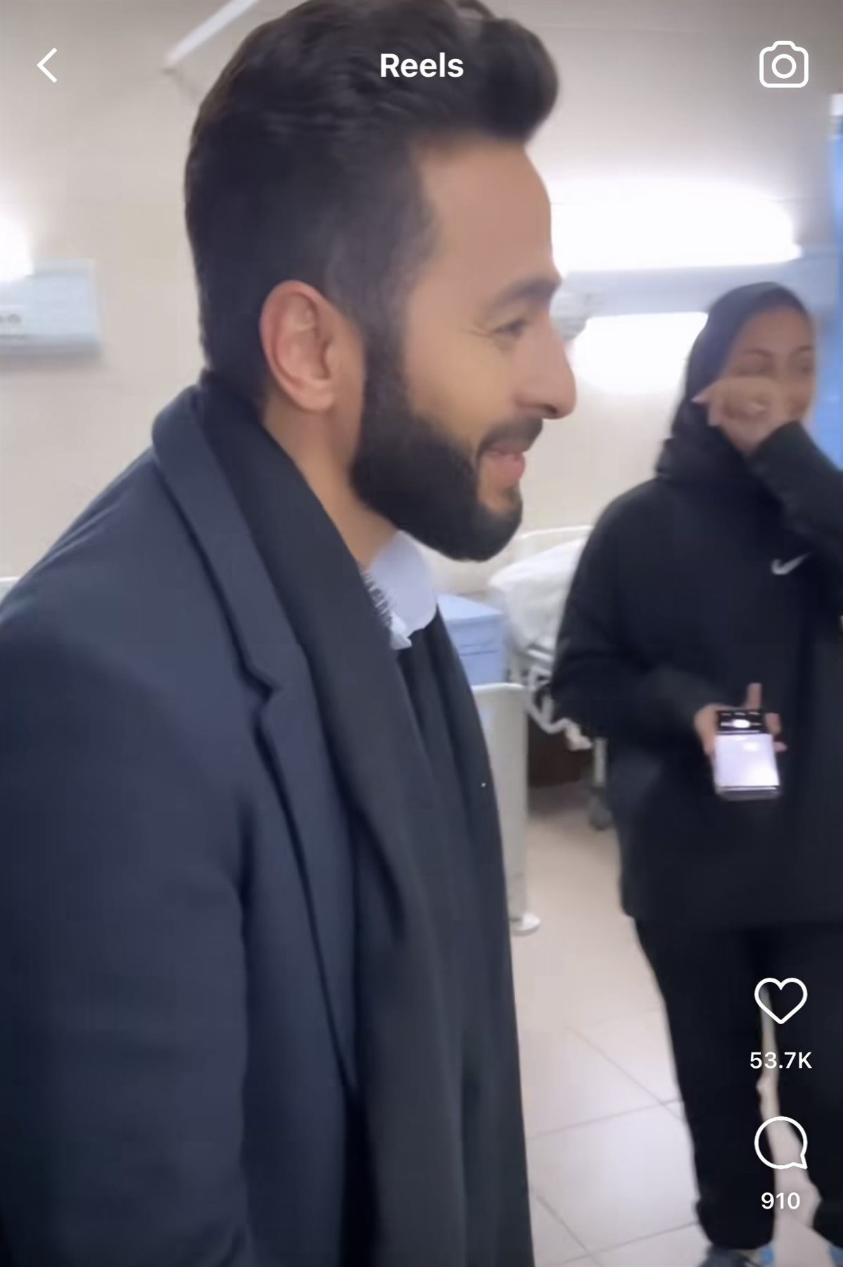 حمادة هلال يزور أهل غزة أثناء تصوير المداح 4