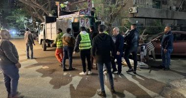 رفع 355 حالة إشغال لمحلات وكافيهات خلال حملة مكبرة بالدقى