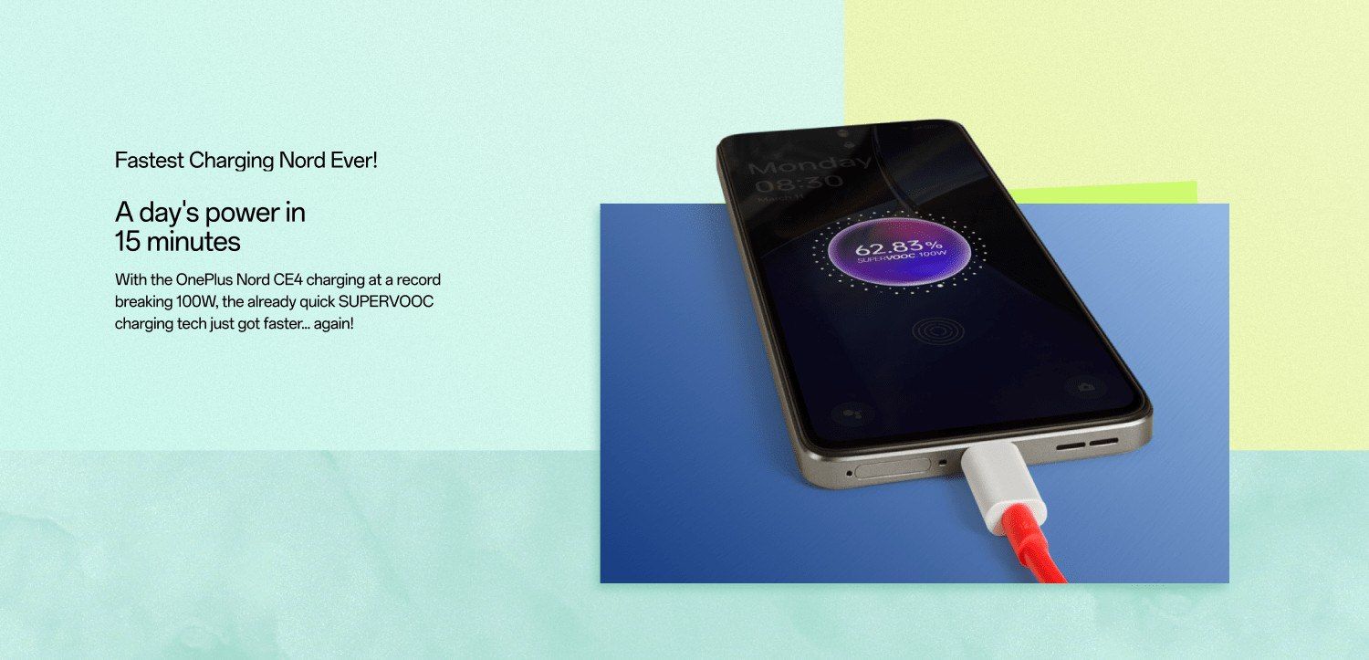 تكنولوجيا: التشويق لهاتف OnePlus Nord CE4 مرة أخرى وتأكيد الشحن بقوة 100 واط