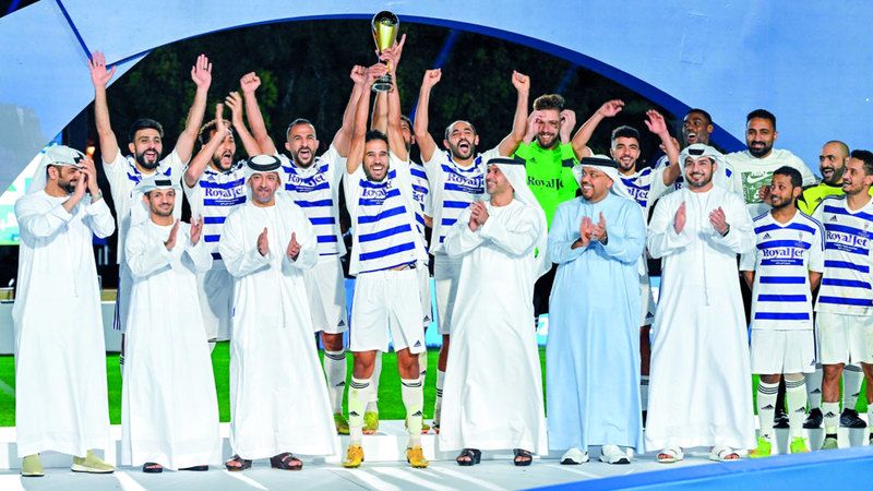 الامارات | «مكتب الشؤون القانونية» بطلاً لكأس منصور بن زايد