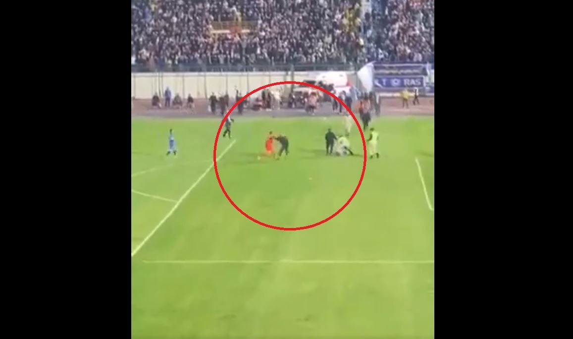 الامارات | شغب في الدوري العراقي.. الجمهور ينزل الملعب وحارس الجوية يضرب بقوة (فيديو)
