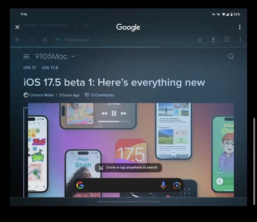 تكنولوجيا: جوجل تطرح ميزة Circle to Search إلى Pixel Fold