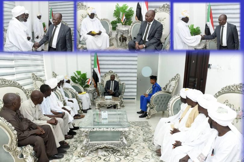 وزير الداخلية المكلف يلتقي وفد منطقة تقلي بولاية جنوب كردفان