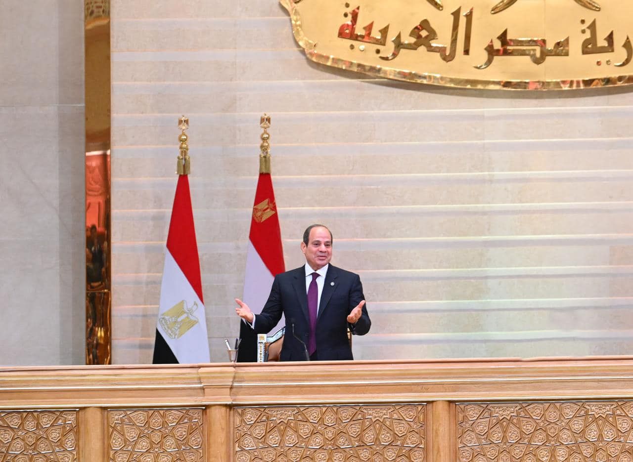 الرئيس السيسي: أمن مصر وسلامة شعبها هو خياري الأول