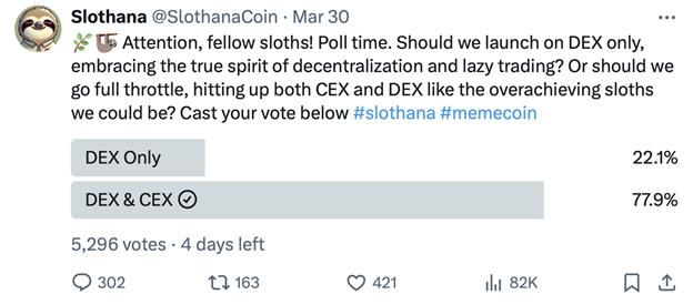 الطرح الأوليّ لعملة الميم Slothana القائمة على بلوكتشين سولانا يجمع أكثر من 5.5 مليون دولار مع ترقب إدراجها في منصة تداولٍ مركزية