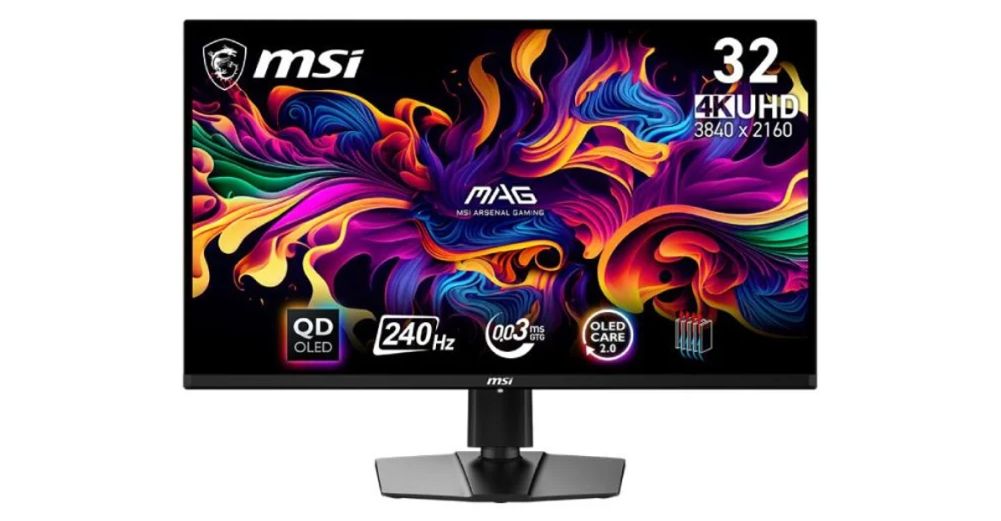 تكنولوجيا: MSI تطلق شاشة الألعاب MAG 321UPX بمعدل تحديث 240Hz