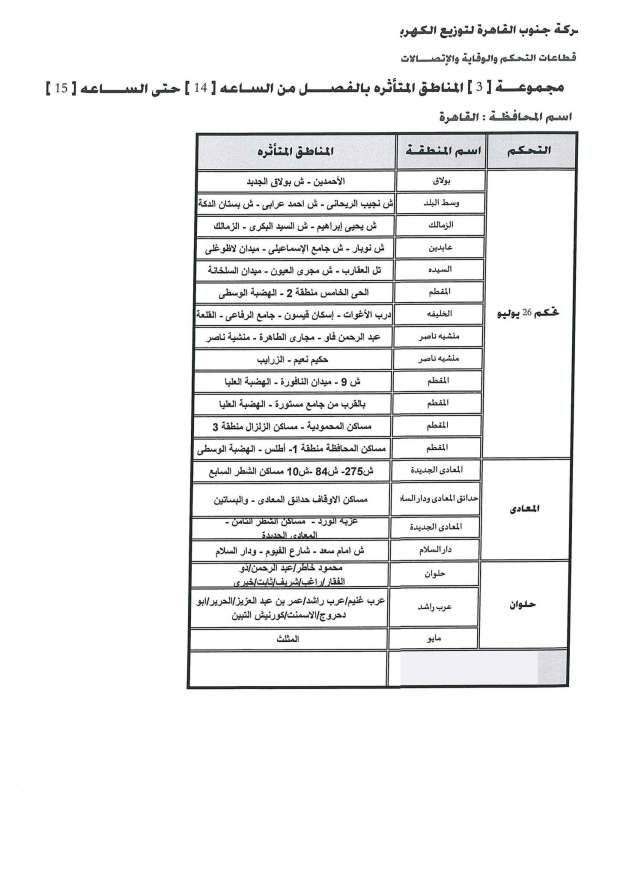 عودة تخفيف الأحمال بعد العيد.. تعرف على التفاصيل ومواعيد انقطاع الكهرباء الجديدة
