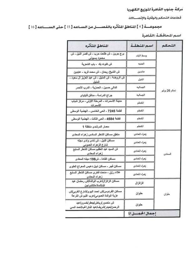 عودة تخفيف الأحمال بعد العيد.. تعرف على التفاصيل ومواعيد انقطاع الكهرباء الجديدة