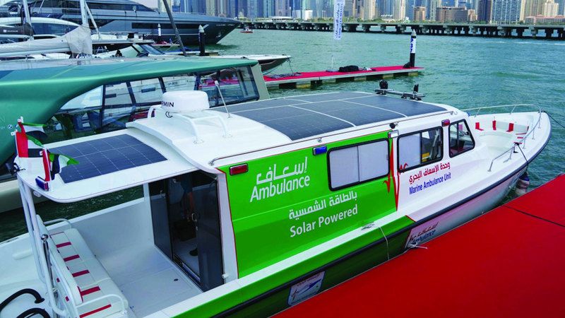 الامارات | «إسعاف دبي» تطلق «زورق إسعاف» بالطاقة الشمسية
