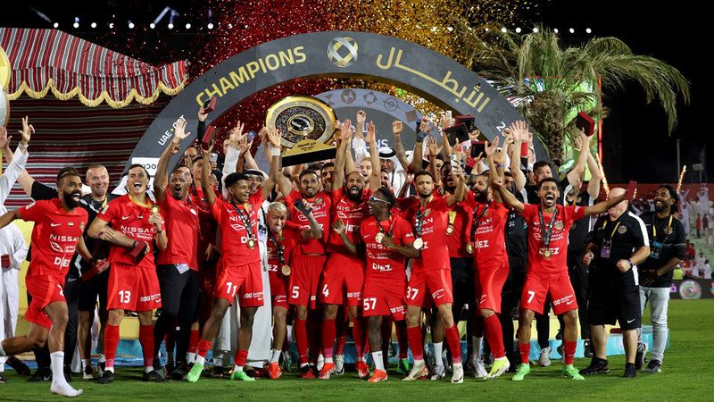 الامارات | درع السوبر الإماراتي - القطري لـ «فرسان دبي»