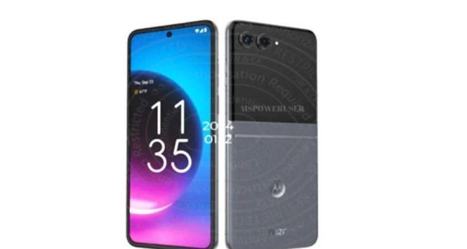تكنولوجيا: تسريبات مصورة تكشف عن تصميم هاتف Razr Plus 2024 القابل للطي