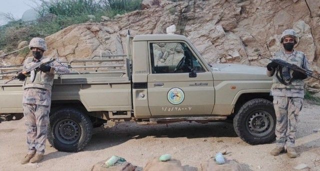 السعودية | حرس الحدود بجازان يحبط تهريب (160) كيلوجرامًا من نبات القات المخدر