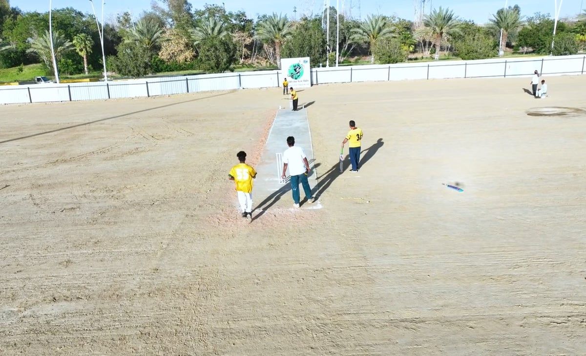 شاهد.. فيديو لبطولة الكريكيت للجاليات بتيماء