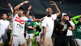 الامارات | احتفالات الزمالك بالفوز على الأهلي بقيادة شيكابالا (فيديو)
