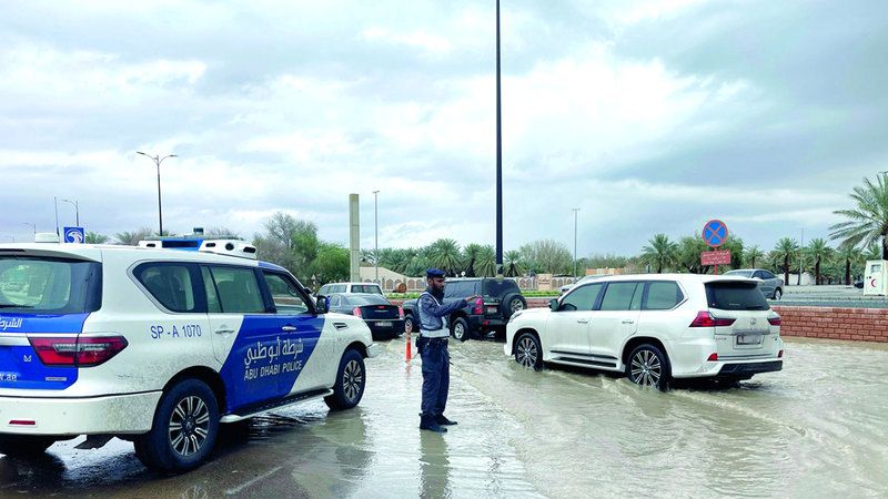 الامارات | شرطة أبوظبي تؤكد جاهزيتها للتعامل مع المنخفض الجوي