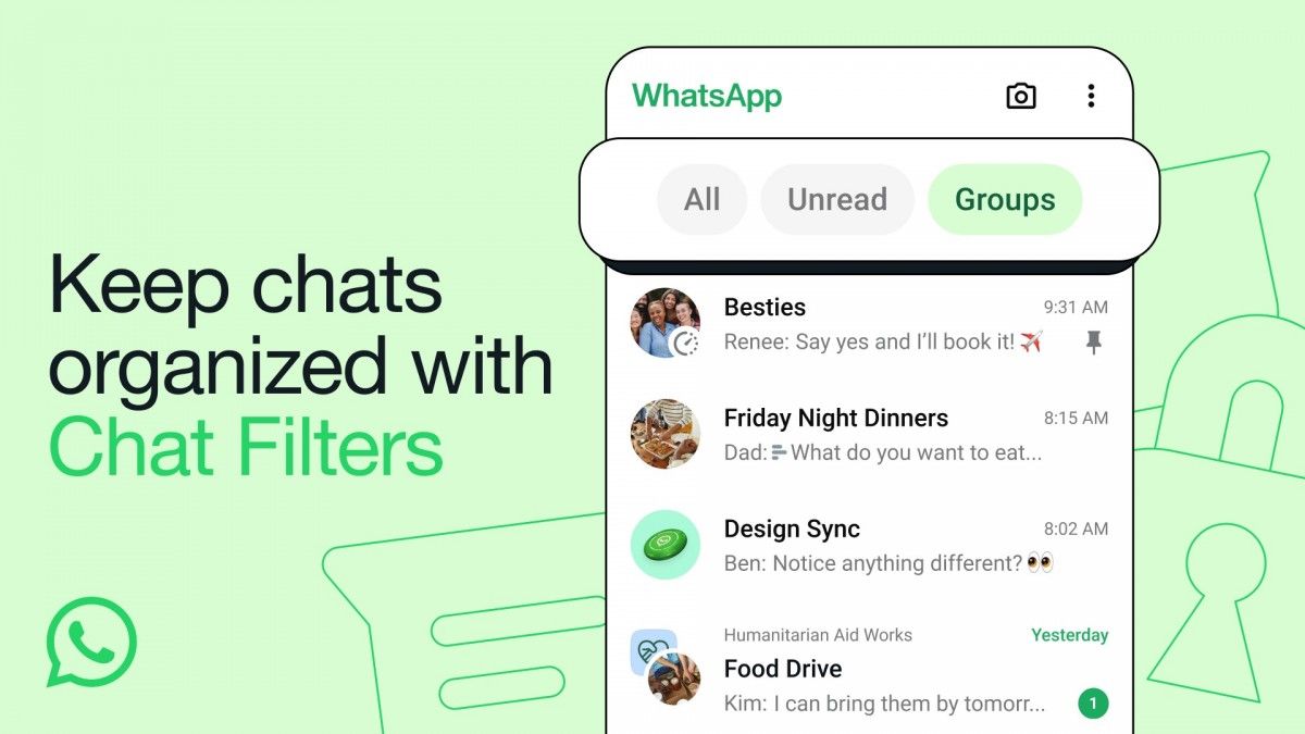 تكنولوجيا: تحديث WhatsApp يجلب ميزة فلاتر المحادثات لدعمك للبحث عن الرسائل بآداء أسرع