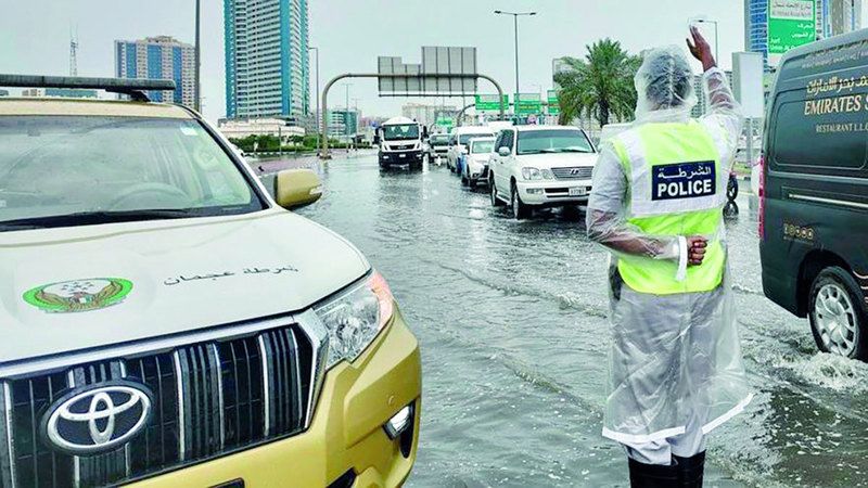 الامارات | شرطة عجمان تعزّز جهودها لتأمين الحركة المرورية