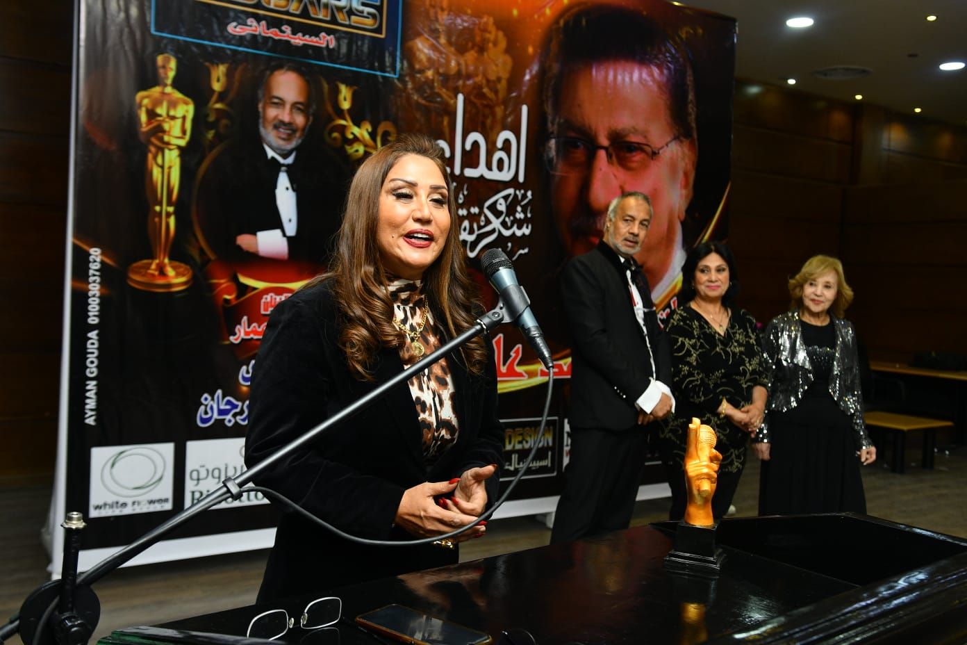 مهرجان أوسكار إيجيبت يكرم سلوى عثمان وآمال رمزي ونهلة خليل.. صور
