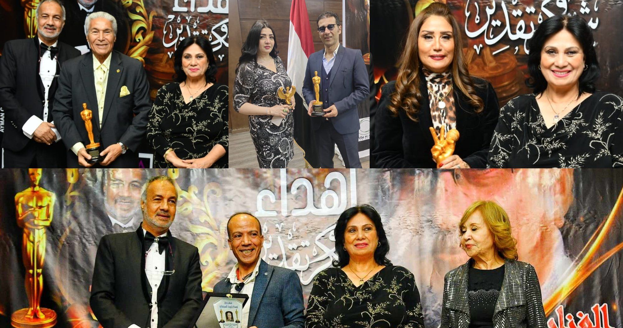 مهرجان أوسكار إيجيبت يكرم سلوى عثمان وسيف عبد الرحمن ونهلة خليل.. صور