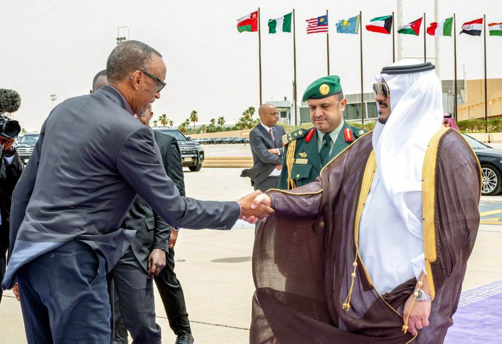 رئيس جمهورية رواندا يغادر الرياض