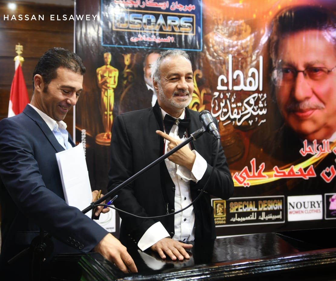 تكريم المخرج جمال عبد الناصر بمهرجان أوسكار إيجيبت السينمائى للشباب