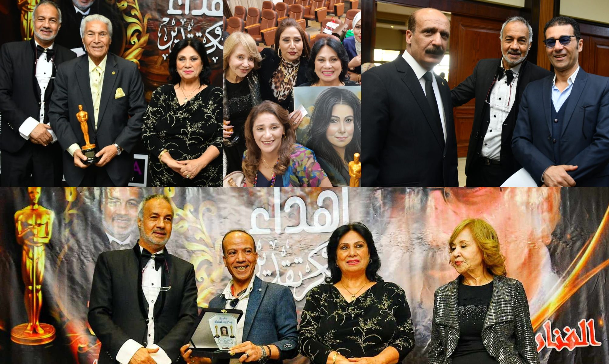 مهرجان أوسكار إيجيبت يكرم سلوى عثمان وآمال رمزي ونهلة خليل.. صور