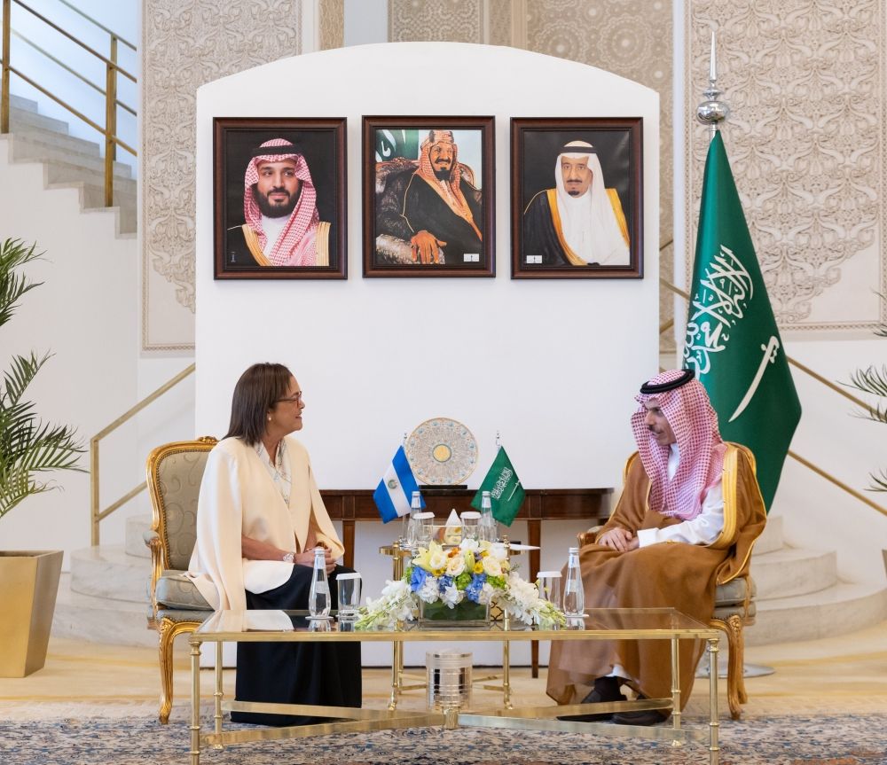 وزير الخارجية يبحث تعزيز التعاون مع نظيرته السلفادورية