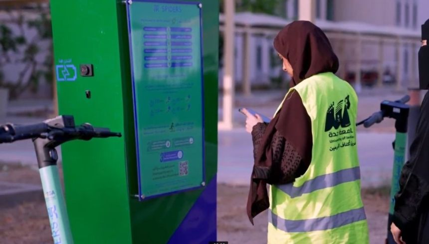 "سكوترات" تنقل الطلاب داخل حرم جامعة جدة