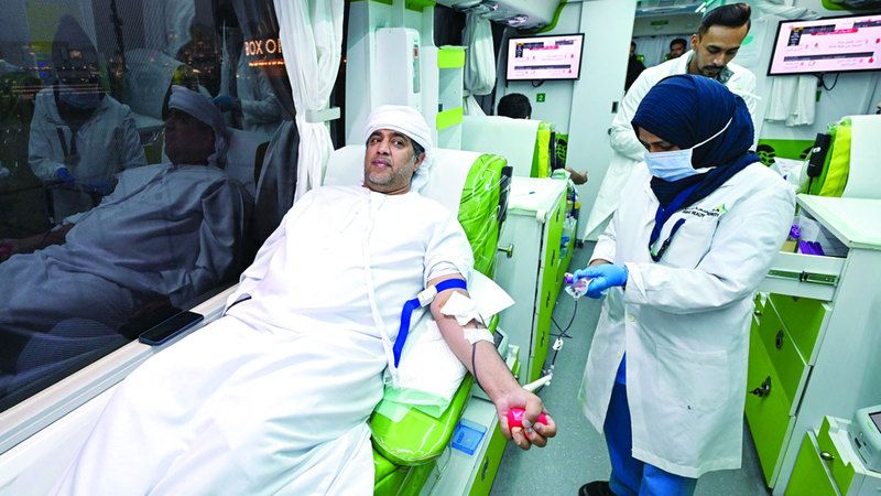 الامارات | «دمي لوطني» تجمع 692 وحدة دم من زوّار القرية العالمية