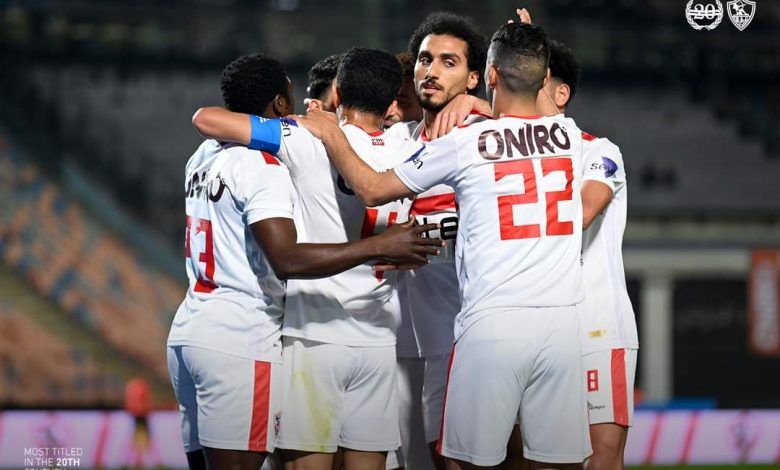 الزمالك يتأخر بهدفين أمام نهضة بركان في الشوط الأول من ذهاب نهائي الكونفدرالية