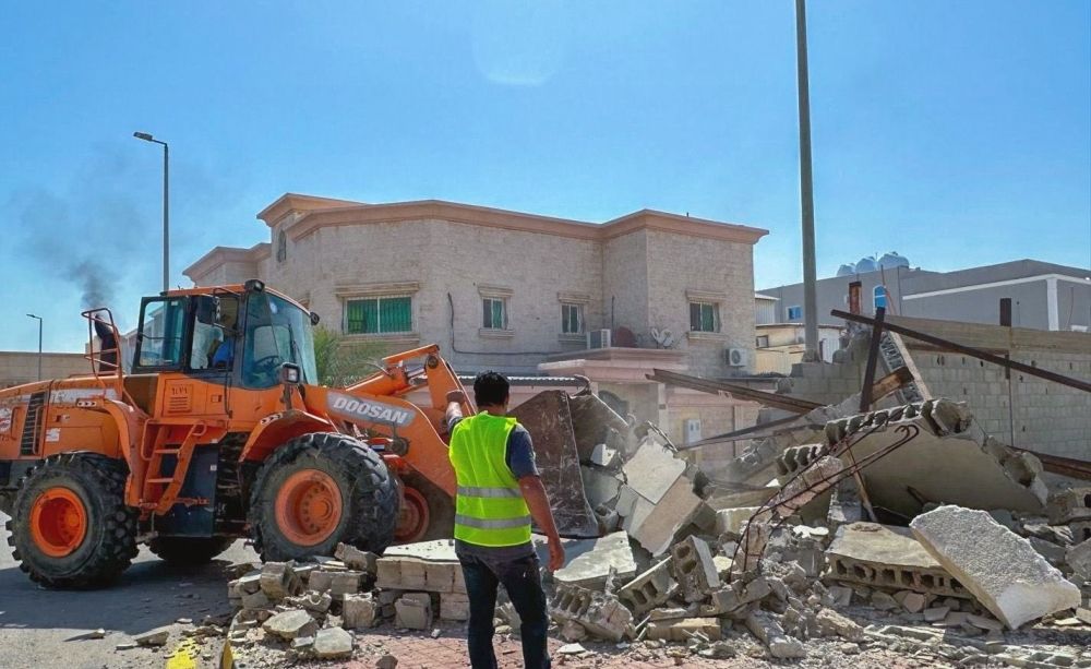 أمانة العاصمة المقدسة تنفذ إزالة عدد من المباني الآيلة للسقوط