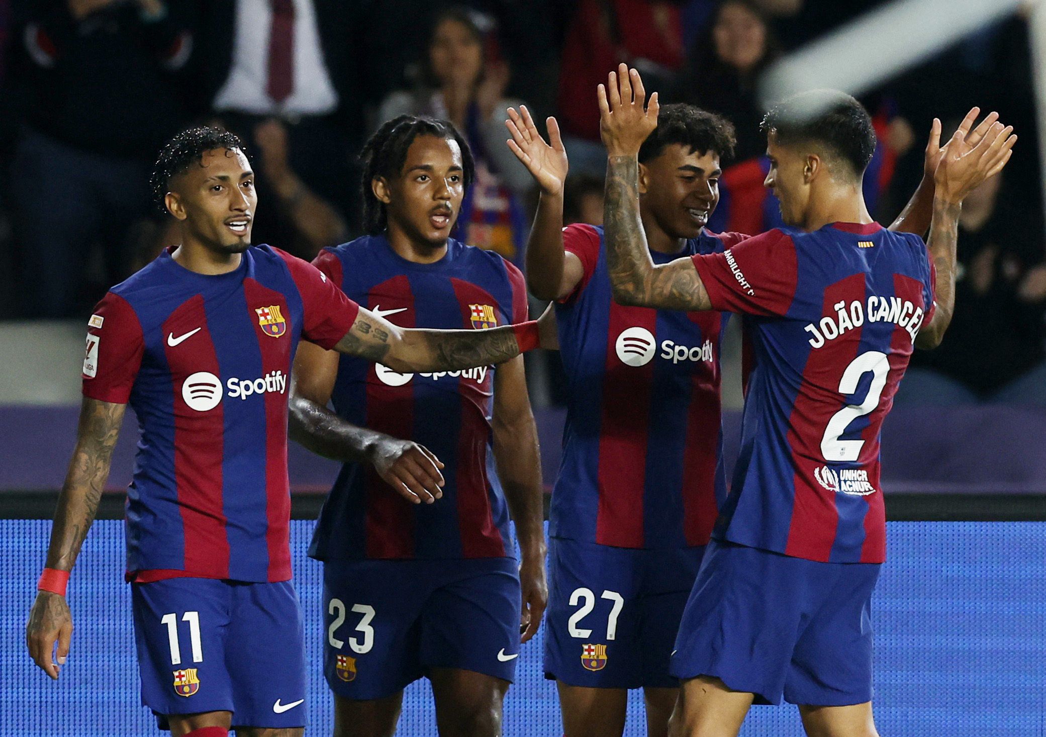 الامارات | برشلونة يستعيد المركز الثاني في الدوري الإسباني