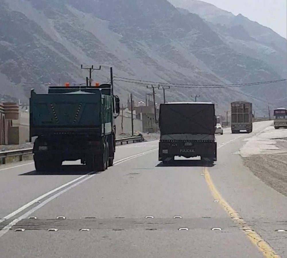 أوزان الشاحنات تدمر طريق محايل المجاردة