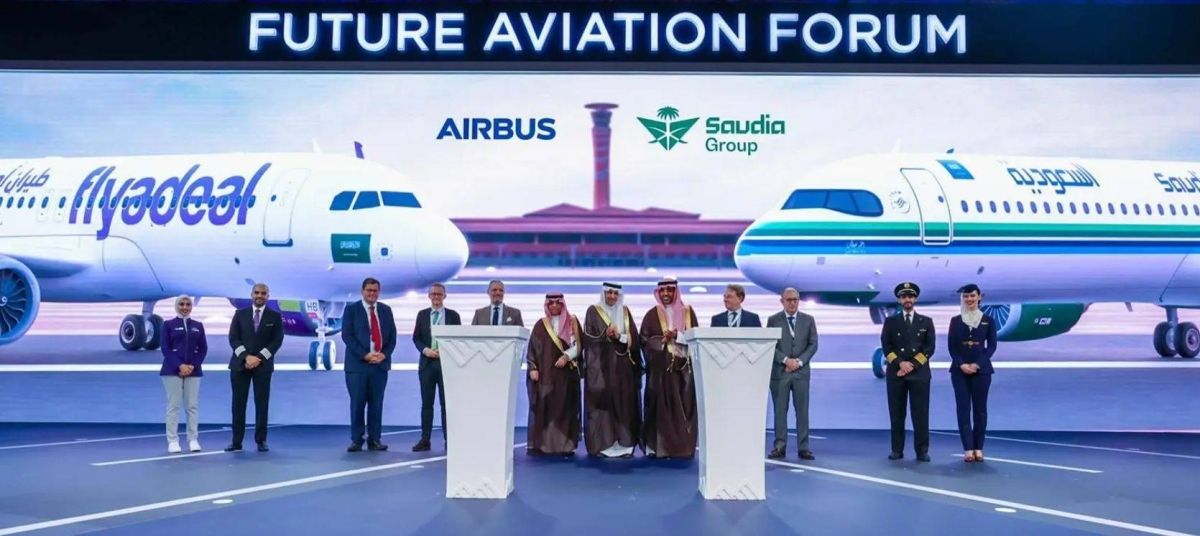الخطوط السعودية تشتري 105 طائرات ايرباص طراز  A320neo وA321neo