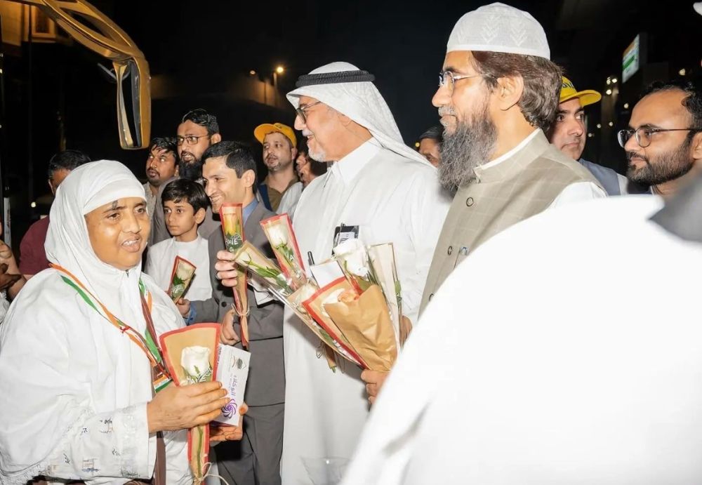وصول الفوج الأول من حجاج دولة الهند الى مكة المكرمة