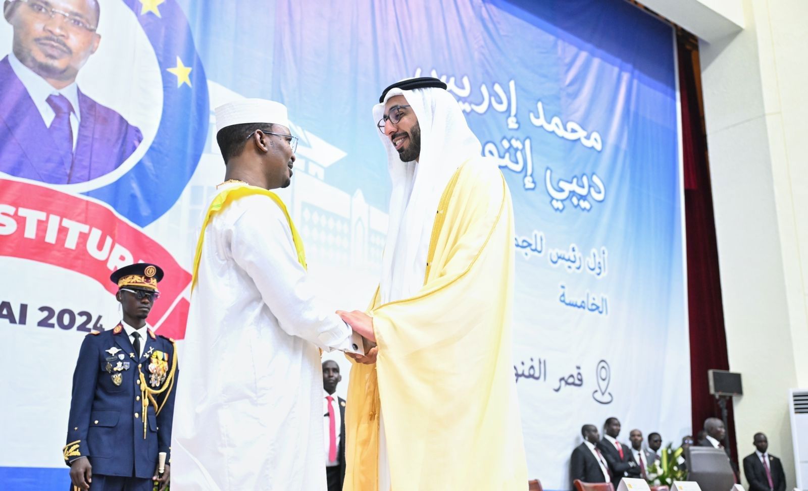 الخليج اليوم .. نيابةً عن رئيس الدولة.. شخبوط بن نهيان يحضر مراسم تنصيب رئيس تشاد