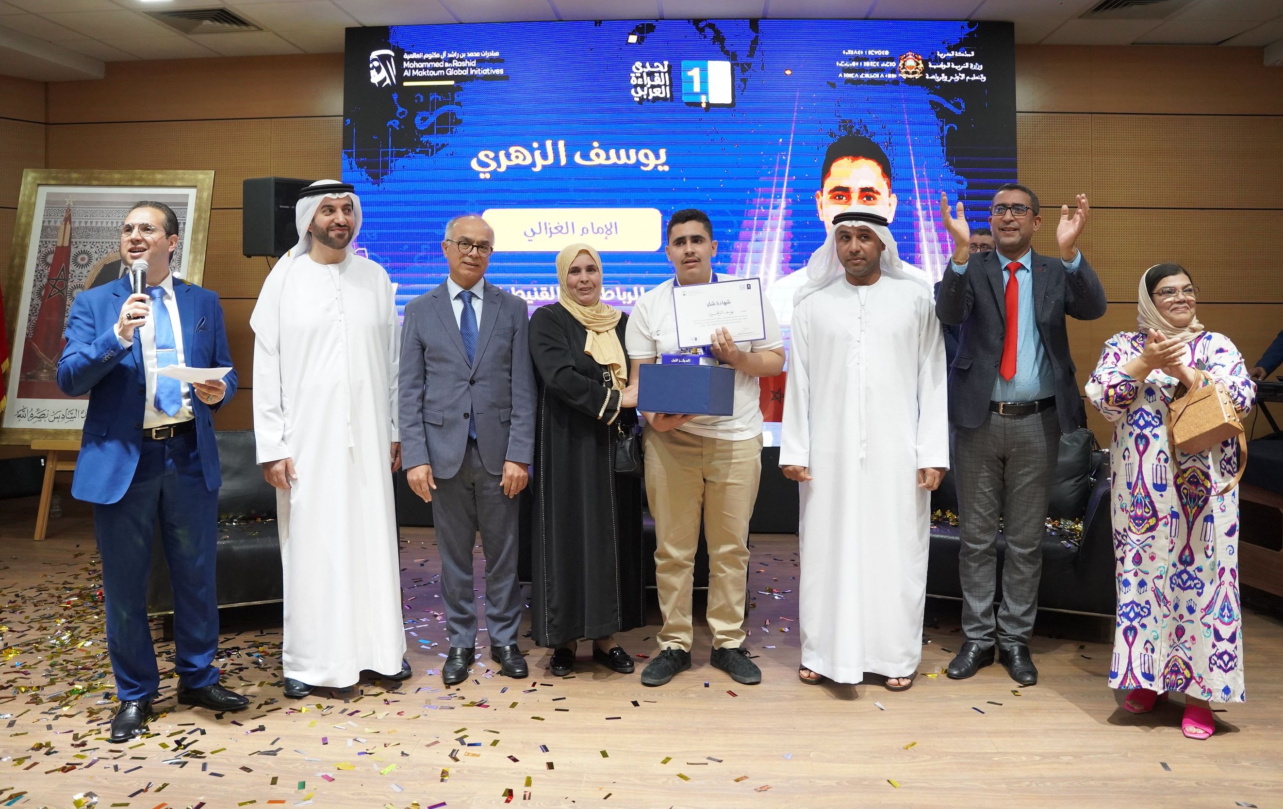 الامارات | يوسف الزهري بطل تحدي القراءة العربي على مستوى المملكة المغربية