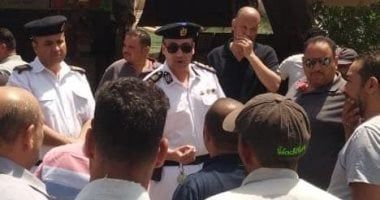 جهاز مدينة 15 مايو يشن حملة على أسواق المرحلة الثانية لإزالة الإشغالات