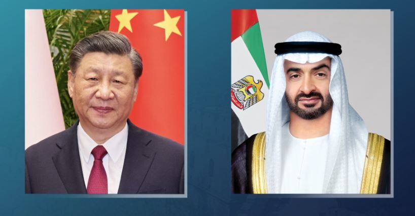 الامارات | جرت لسموه مراسم استقبال رسمية.. الرئيس الصيني يستقبل رئيس الدولة