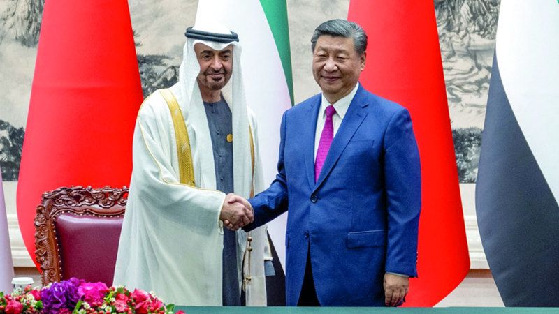 الامارات | رئيس الدولة: 40 عاماً من العلاقات بين الإمارات والصين ونمضي معاً نحو نقلات نوعية جديدة