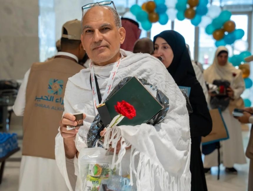 وصول الفوج الأول من حجاج إيطاليا إلى مكة المكرمة