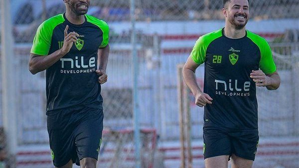 تدريبات تأهيلية منفرده لشيكابالا وونش الزمالك