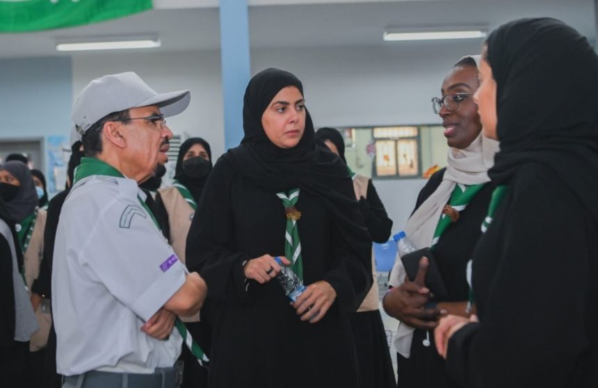 تمكين وزيادة نسبة مشاركة فتيات الكشافة السعودية في العمل التطوعي بالحج