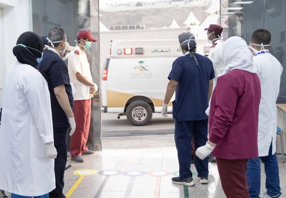 استعدادًا للحج.. صحي مكة ينفذ "فرضية" ناجحة لحريق في مشعر منى