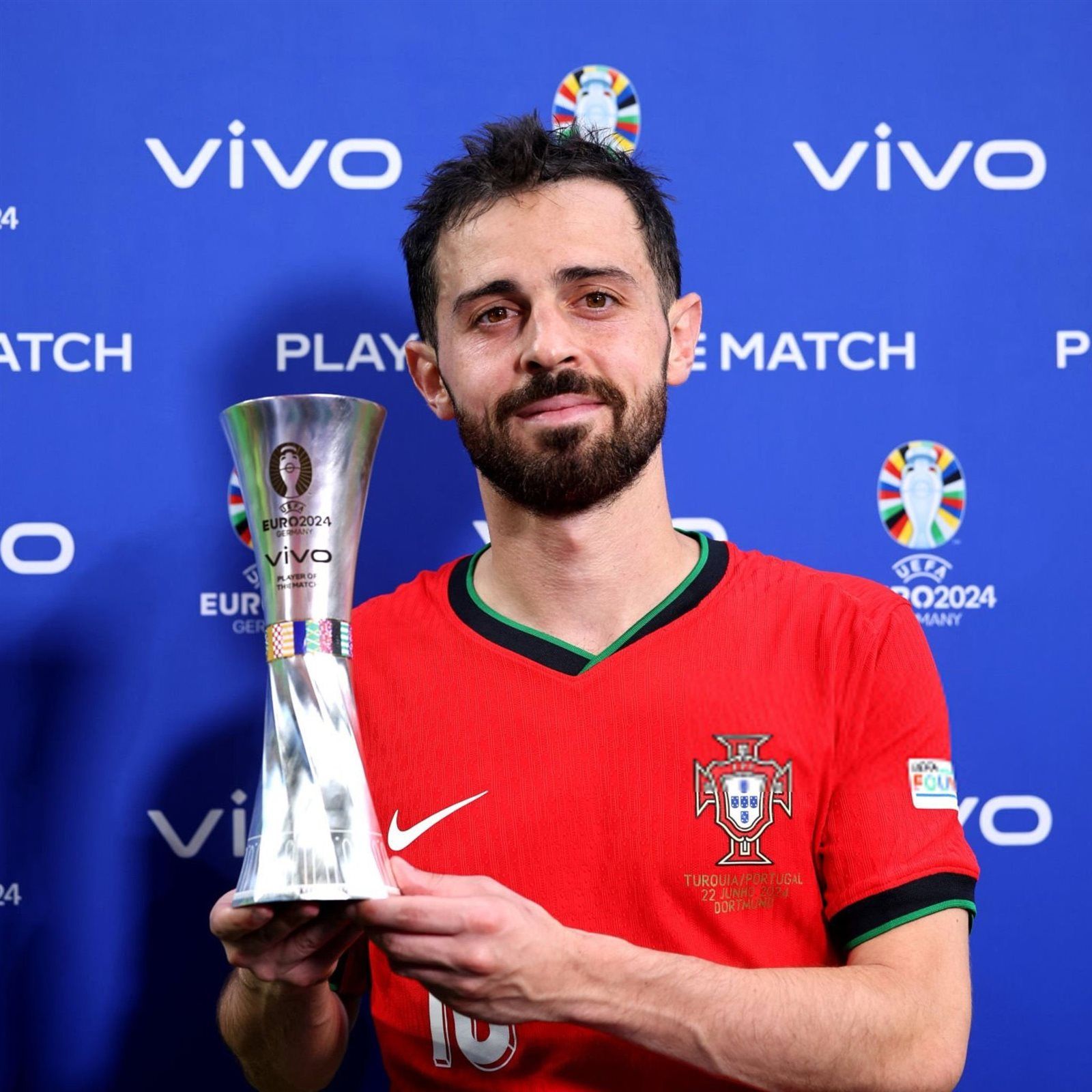 بيرنادو سيلفا الأفضل في مباراة البرتغال وتركيا