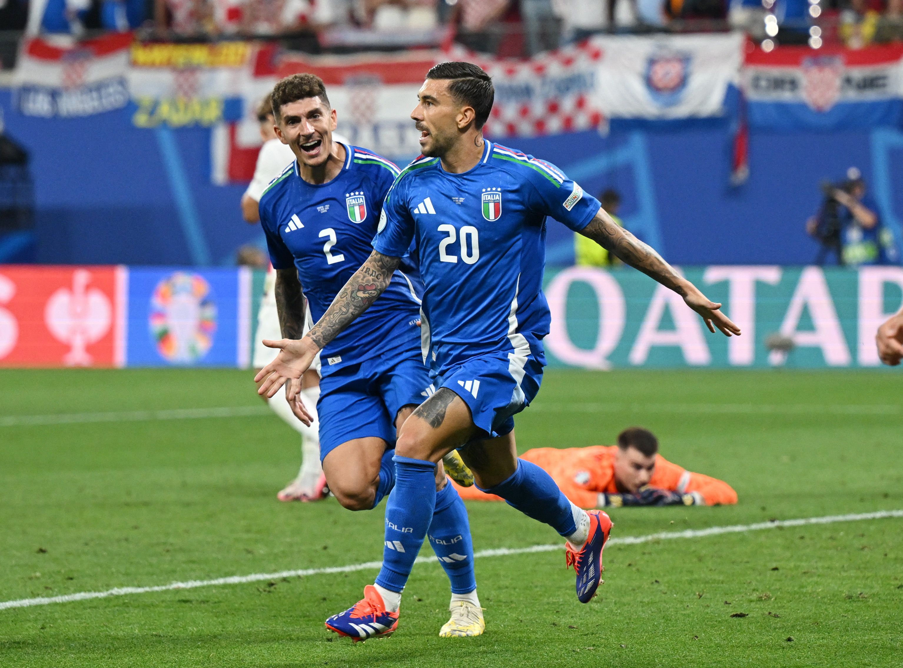الامارات | إيطاليا تعود من بعيد وتقصي كرواتيا ومودريتش من كأس أوروبا