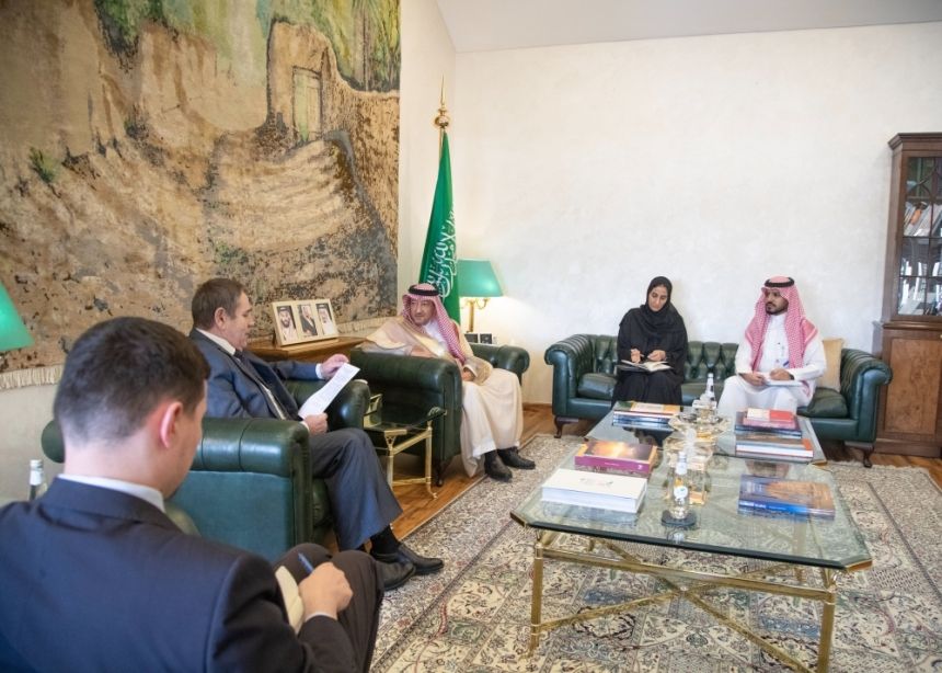 نائب وزير الخارجية يستقبل سفيري روسيا وإثيوبيا لدى المملكة