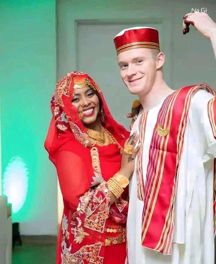 شاهد بالصورة.. زواج فتاة سودانية من شاب فرنسي يشعل مواقع التواصل الاجتماعي