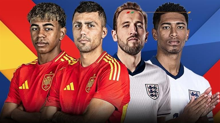 لامين ضد بيلينجهام.. تشكيل مباراة إسبانيا وإنجلترا في نهائي يورو 2024